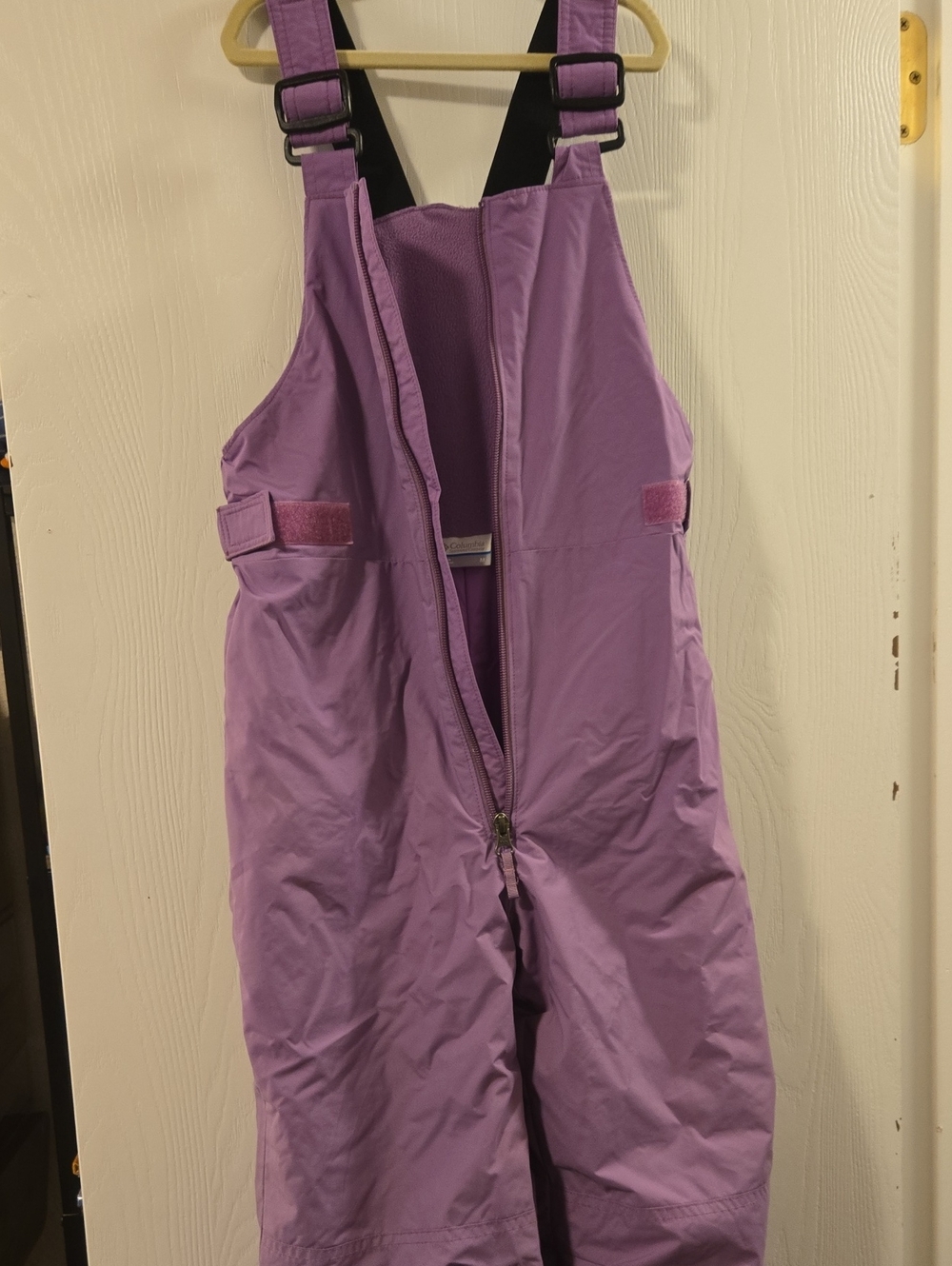Columbia Girls Size M Purple Snow Bib Overalls